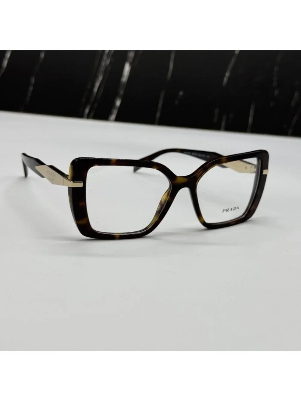 NWT Prada PR03ZV 2AU1O1 Havana Brown Butterfly Women Eyeglasses PR 03ZV